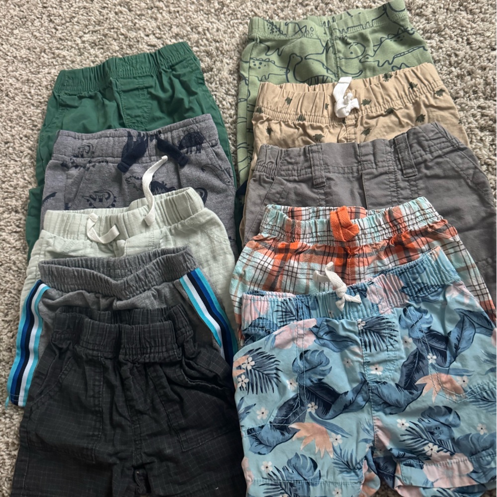 Baby boy 9-12 month shorts and pants